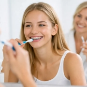 Feste Zahnspange richtig putzen in 7 Schritten
