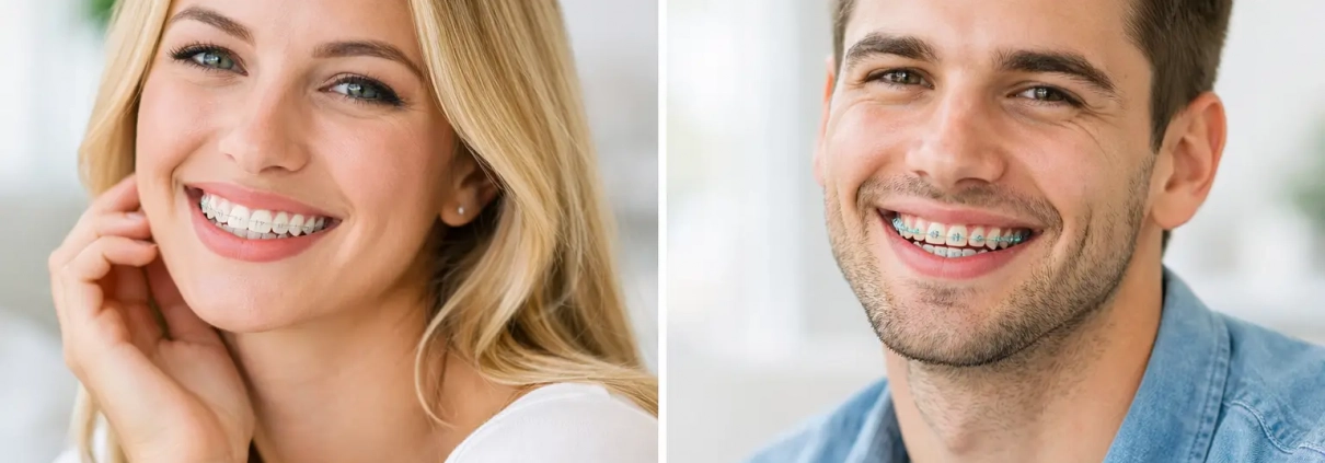Keramikbrackets oder Metallbrackets?