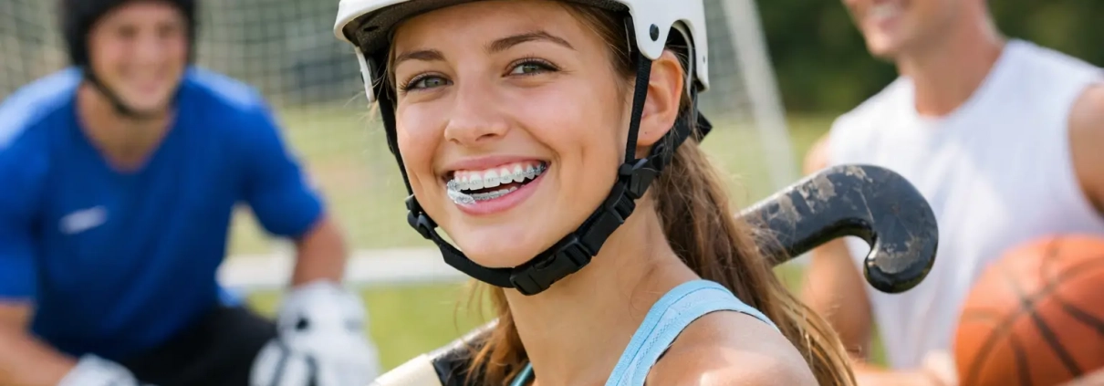 Zahnspange beim Sport schützen - sicher aktiv