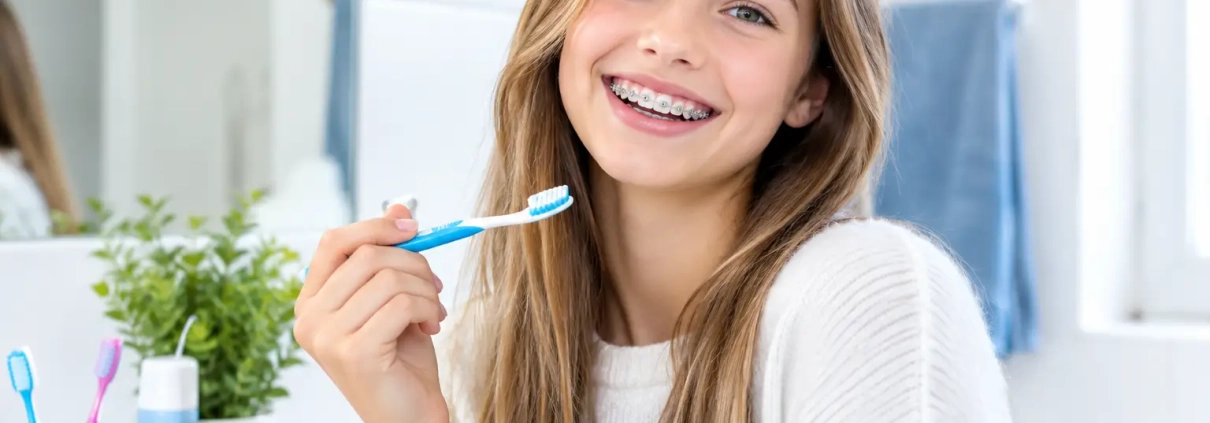 Mundhygiene mit fester Zahnspange: 8 Tipps